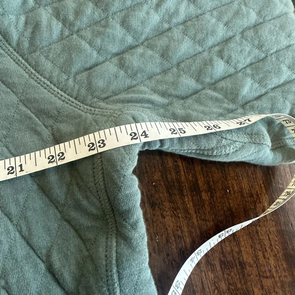 J. Crew | 100% Cotton Quilted Quarter Zip in Oregano
